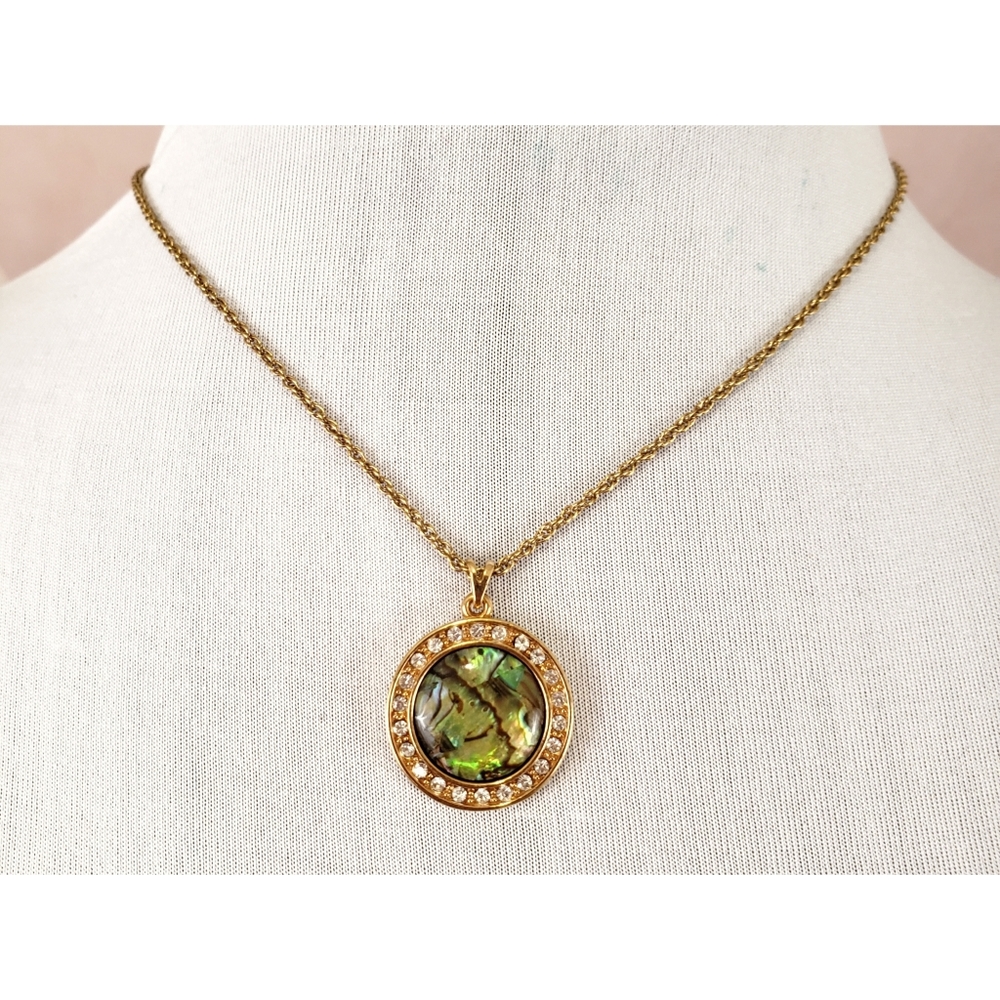 Iridescent Necklace & Earring Set
